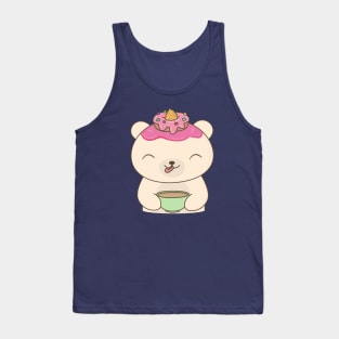 Kawaii Cute Polar Bear T-Shirt Tank Top